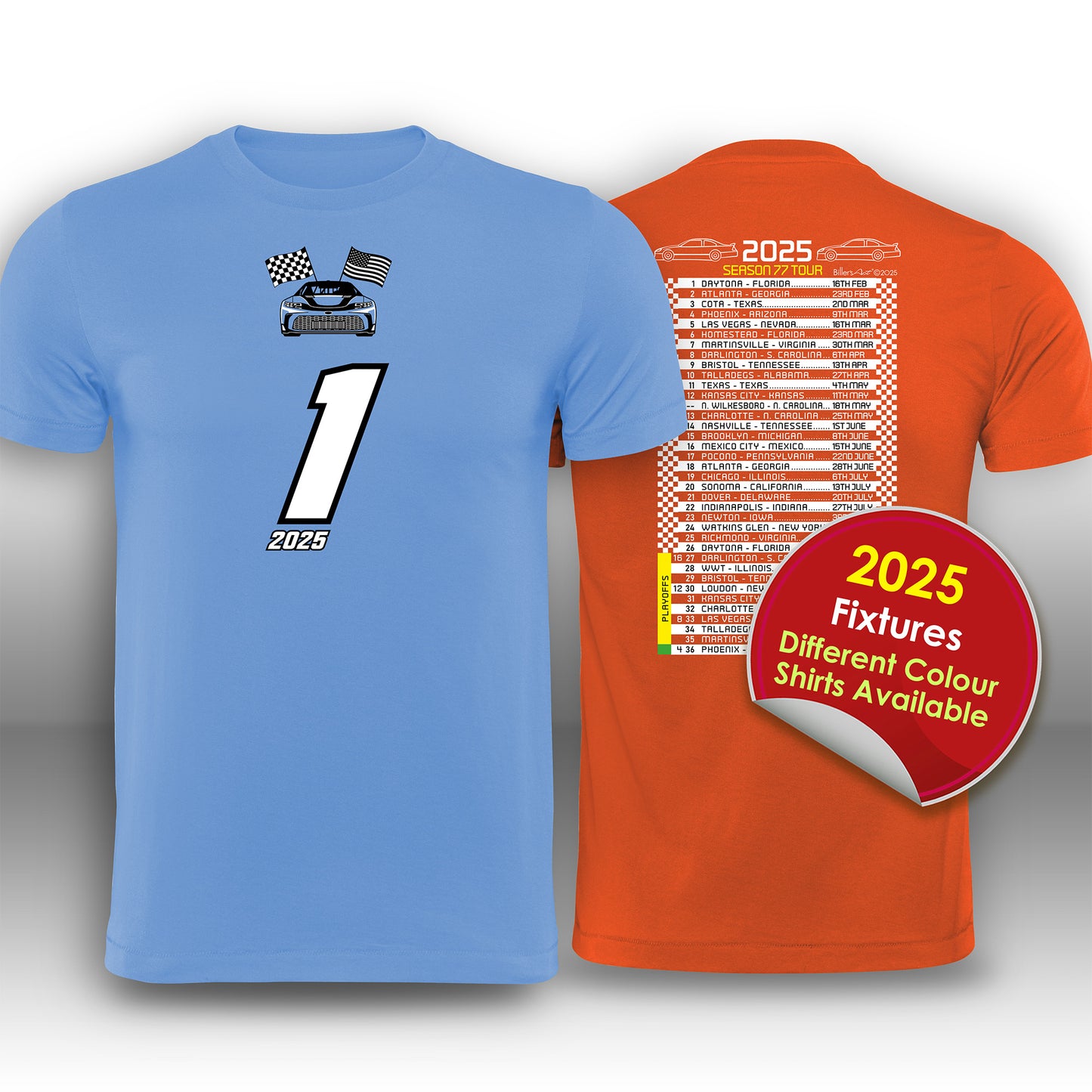 No1 Stock Car Racing T-Shirt - Ross Chastain