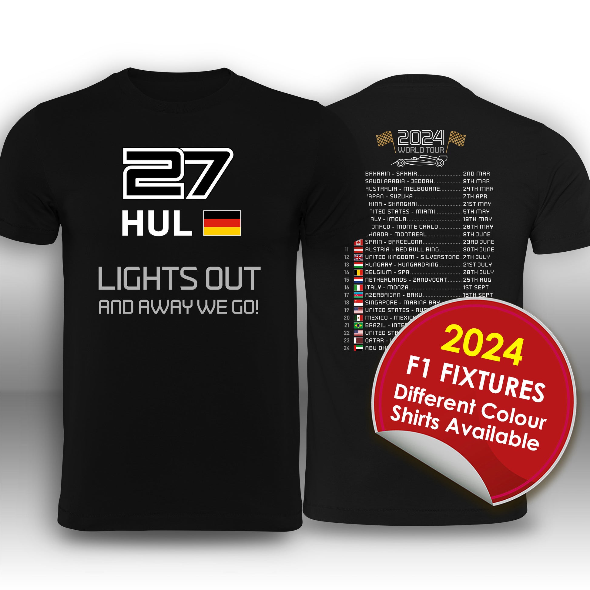 Nico Hulkenberg Calendar T-Shirt