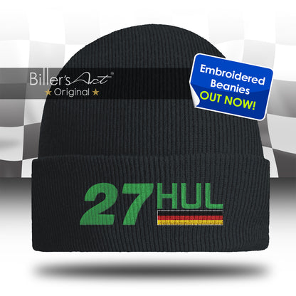 Nico Hulkenberg Embroidered F1 Beanie