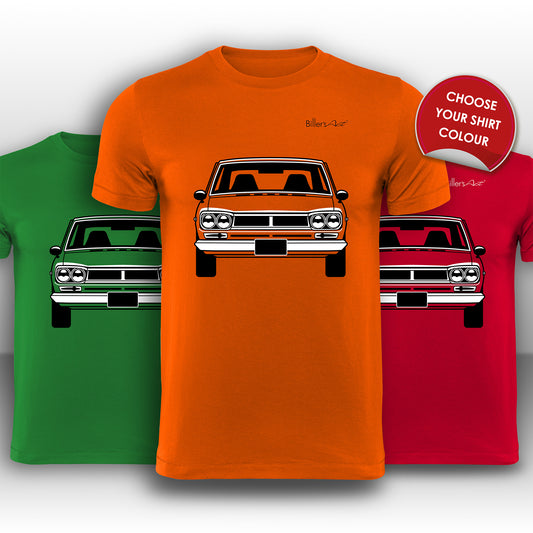 Nissan GT-R 1st Gen 1970 Front View High Quality T-Shirt