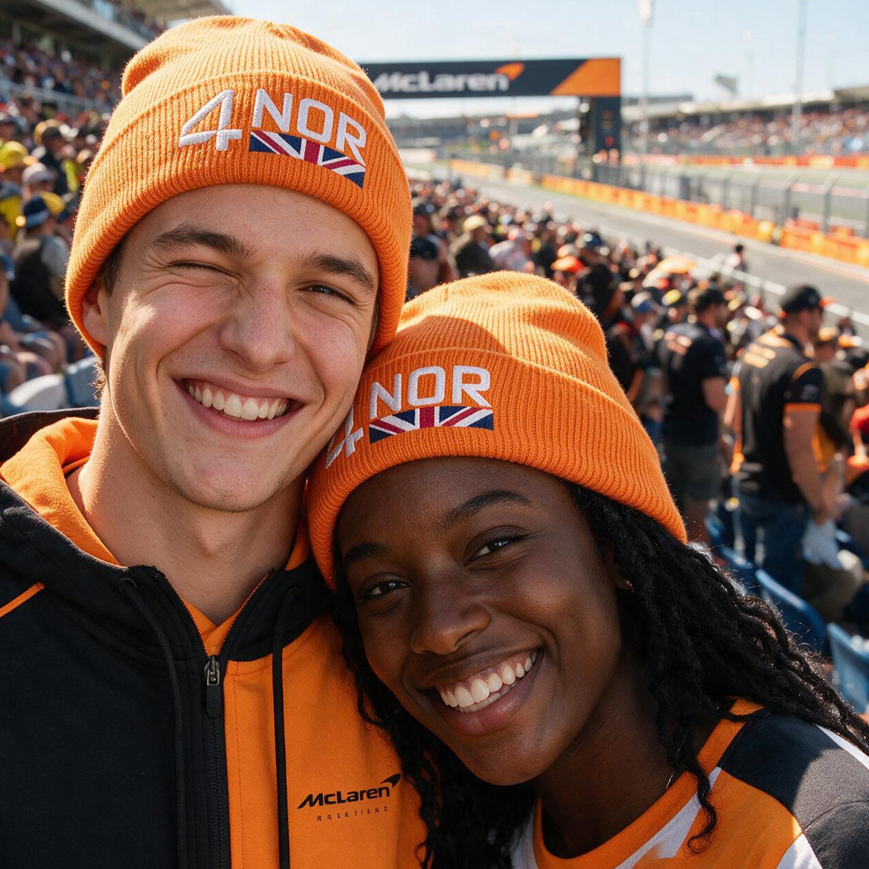 Lando Norris Embroidered F1 Beanie