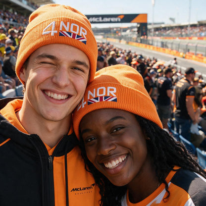Lando Norris Embroidered F1 Beanie