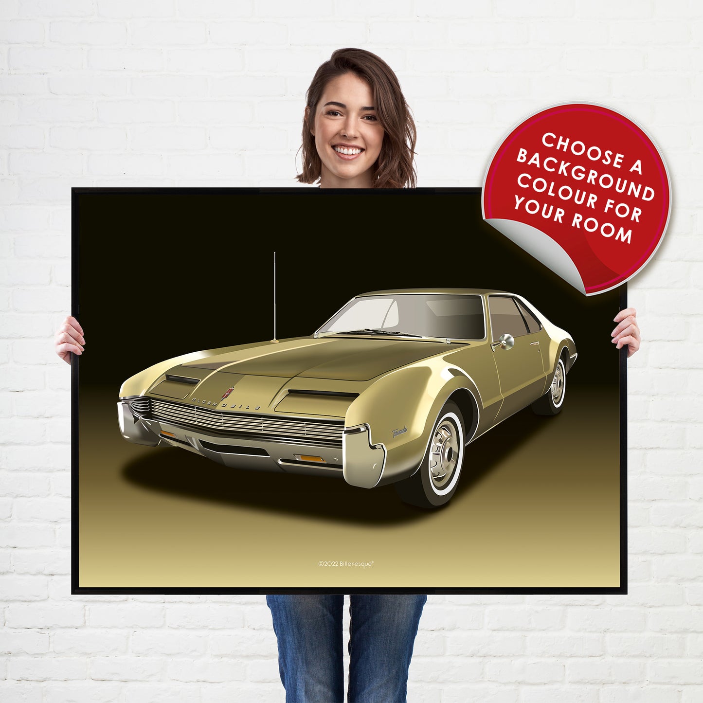 Oldsmobile Toronado American Muscle Car Poster