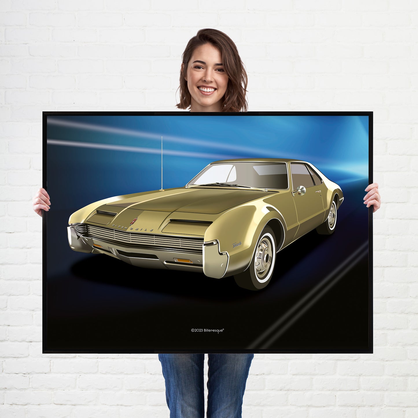 Oldsmobile Toronado American Muscle Car Poster