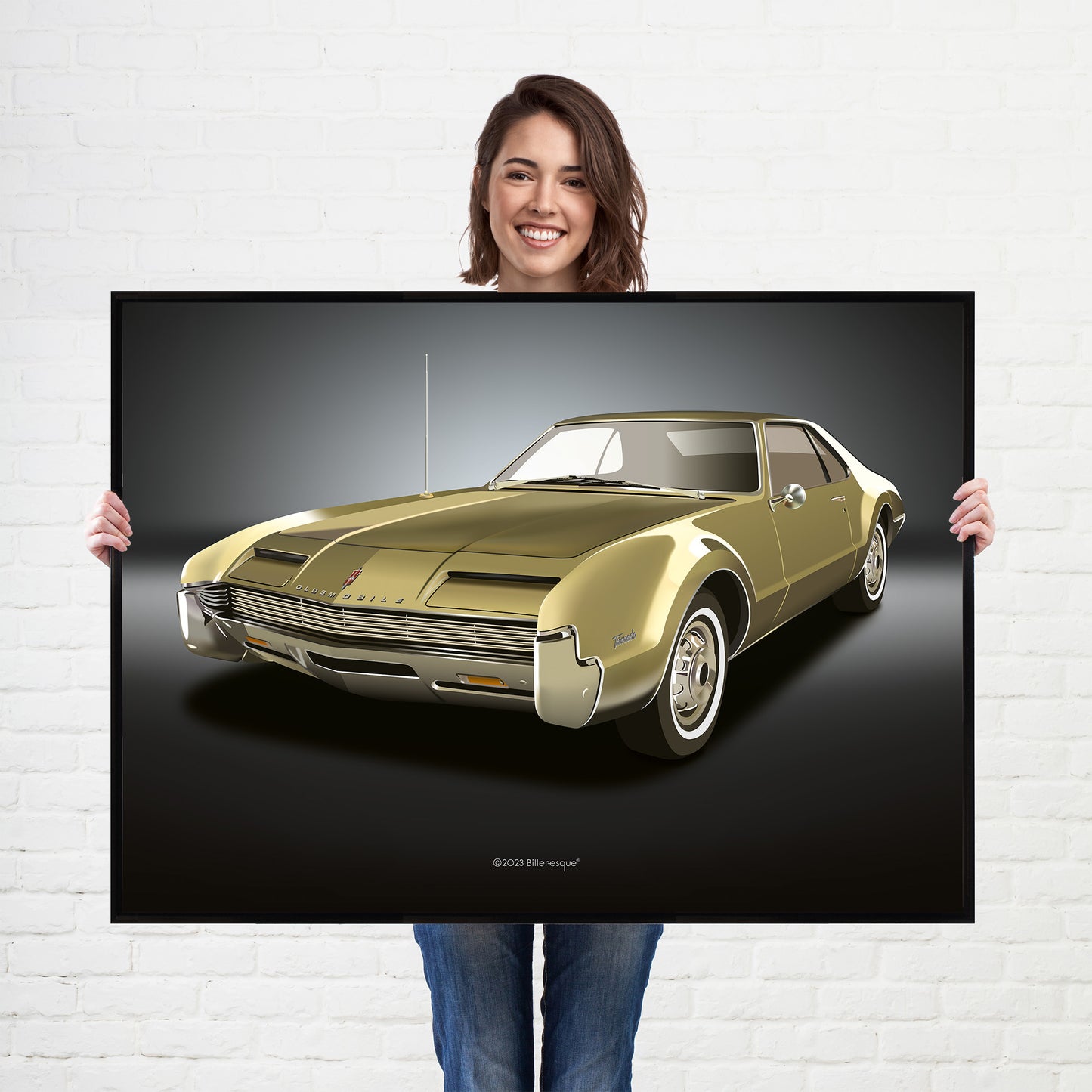 Oldsmobile Toronado American Muscle Car Poster