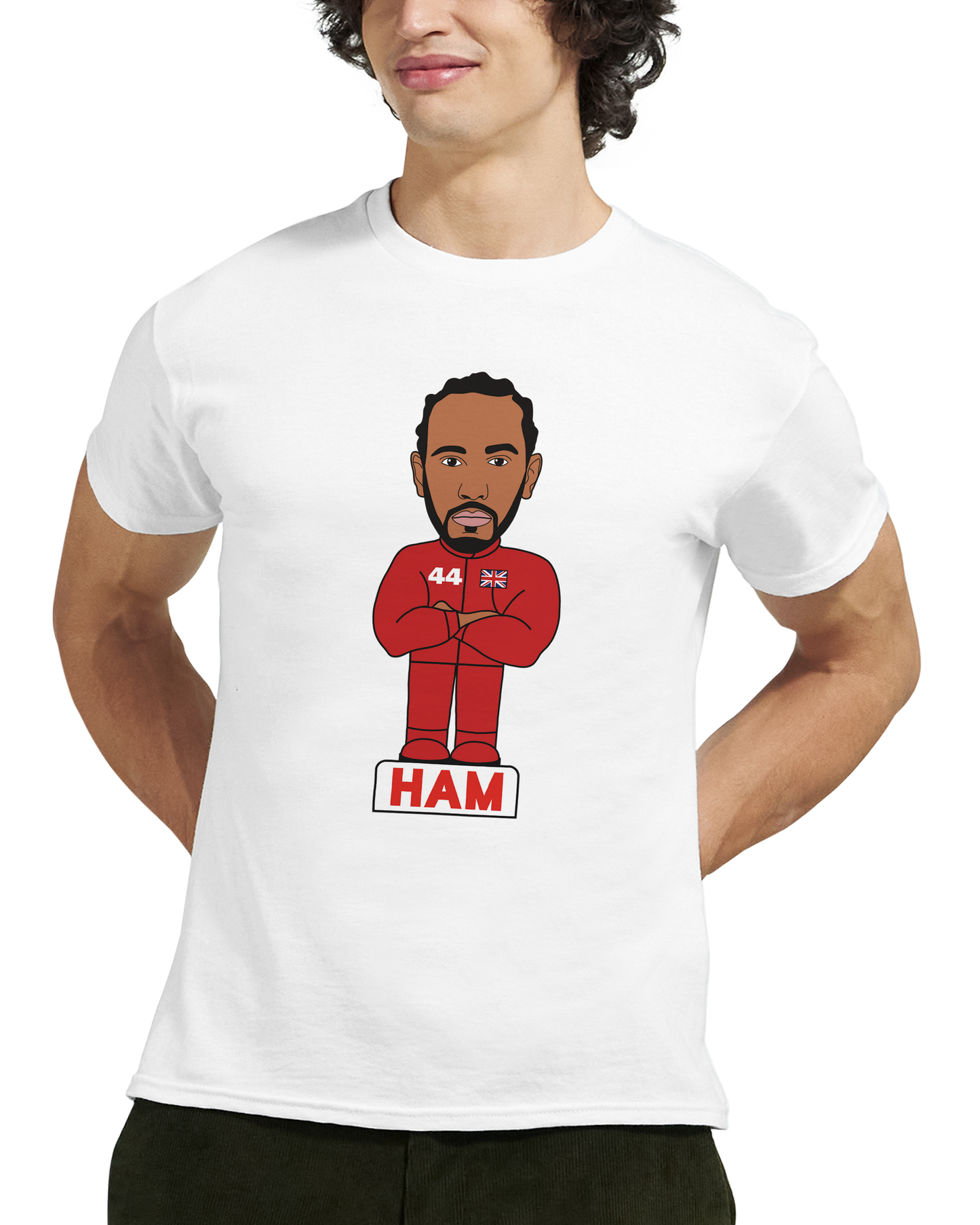 Lewis Hamilton 2026 Cartoon Calendar Formula 1 T-Shirt