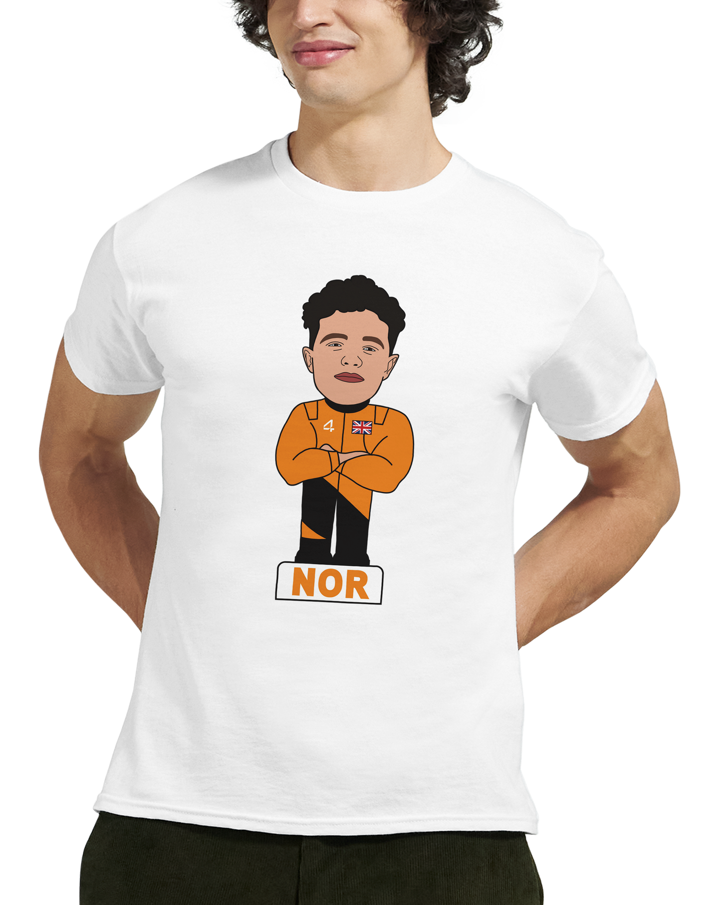 Lando Norris 2026 Cartoon Calendar Formula 1 F1 T-Shirt