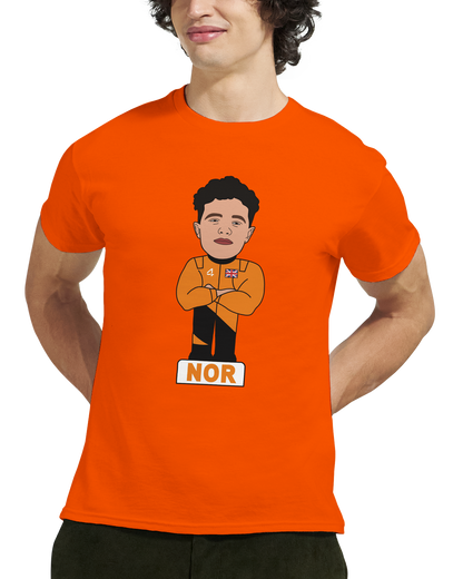 Lando Norris 2026 Cartoon Calendar Formula 1 F1 T-Shirt