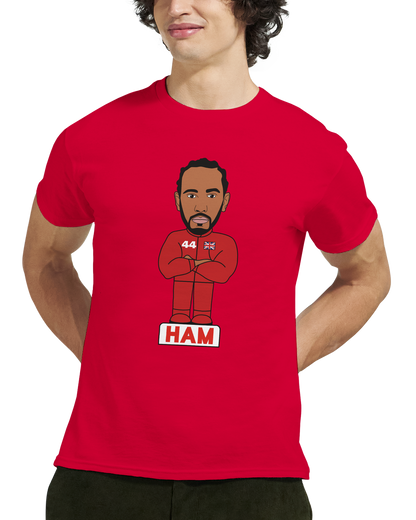 Lewis Hamilton 2026 Cartoon Calendar Formula 1 T-Shirt