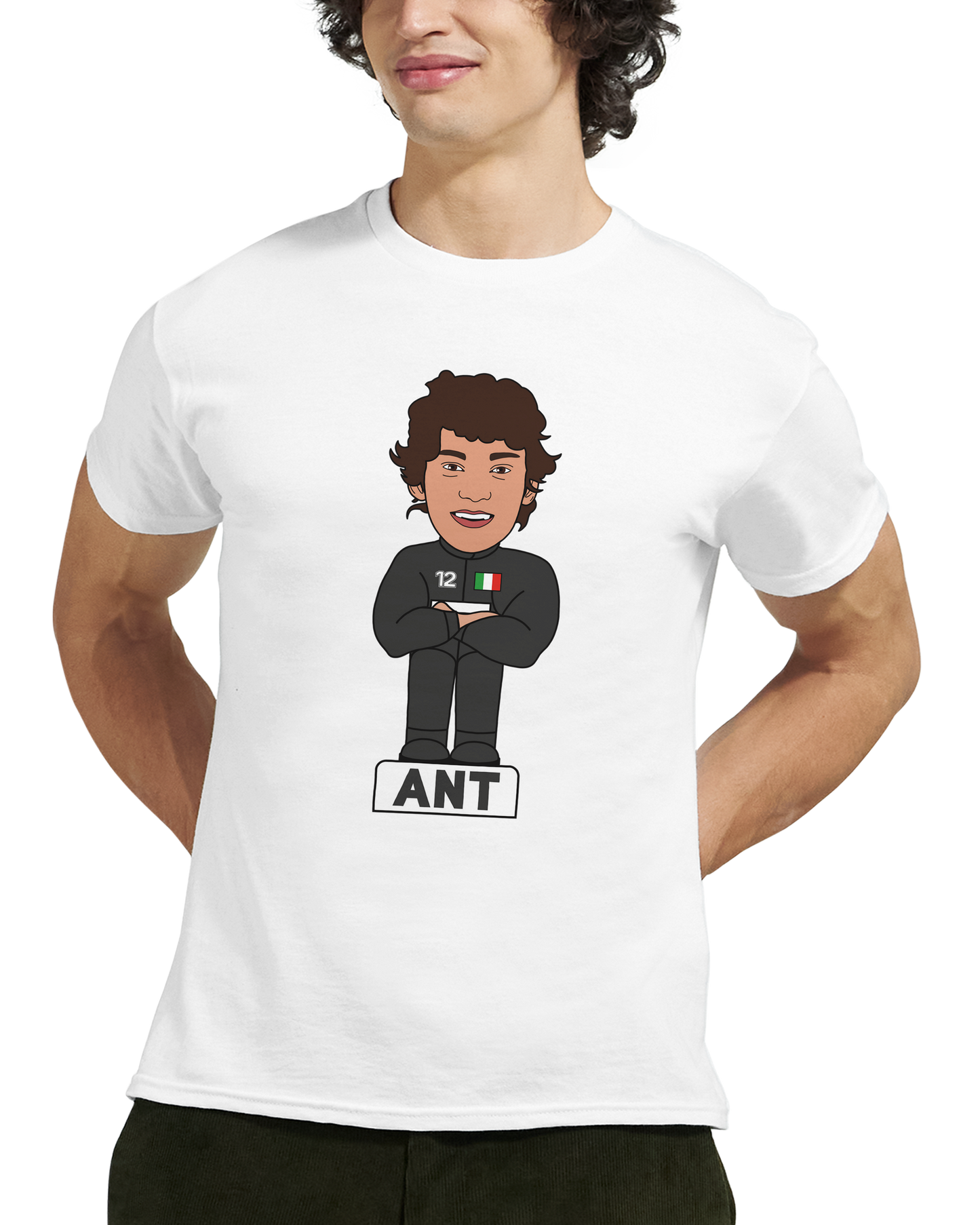 Kimi Antonelli 2026 Cartoon Calendar Formula 1 F1 T-Shirt