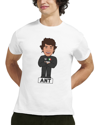 Kimi Antonelli 2026 Cartoon Calendar Formula 1 F1 T-Shirt