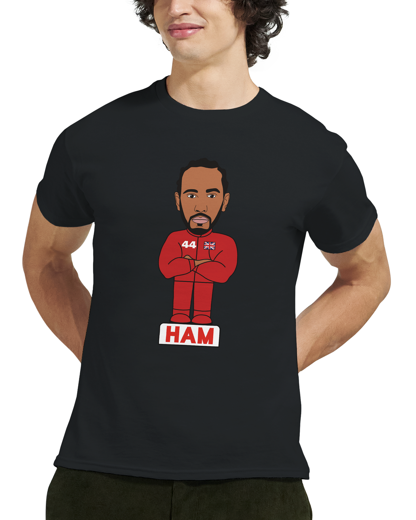 Lewis Hamilton 2026 Cartoon Calendar Formula 1 T-Shirt