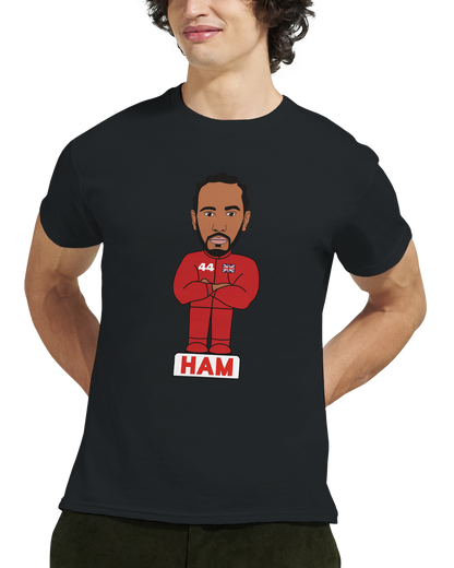 Lewis Hamilton 2026 Cartoon Calendar Formula 1 T-Shirt