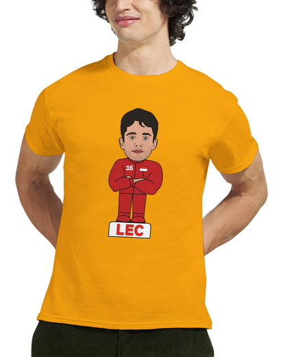 Charles Leclerc 2026 Cartoon Calendar Formula 1 T-Shirt