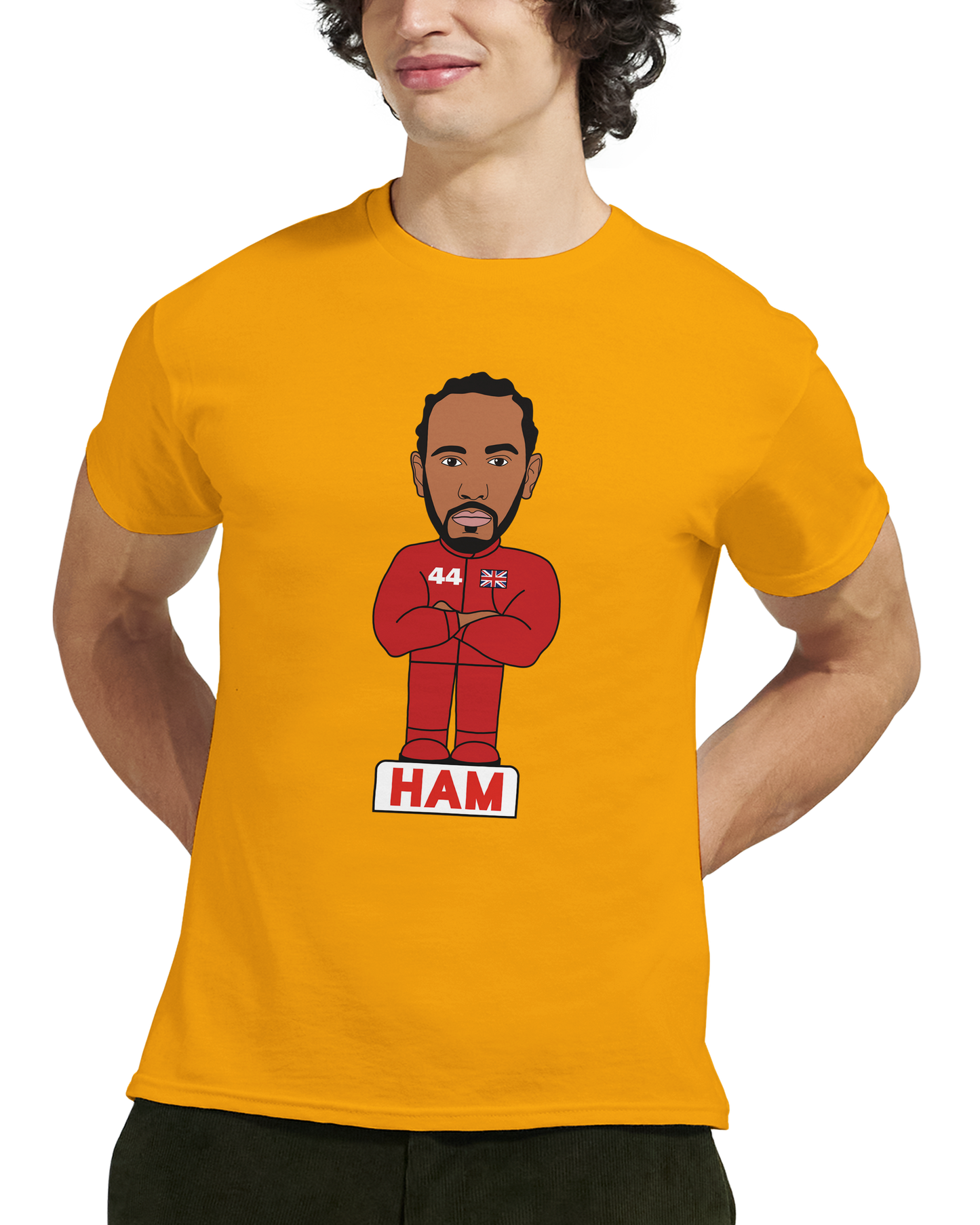 Lewis Hamilton 2026 Cartoon Calendar Formula 1 T-Shirt
