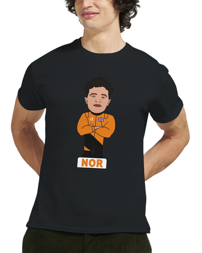 Lando Norris 2026 Cartoon Calendar Formula 1 F1 T-Shirt