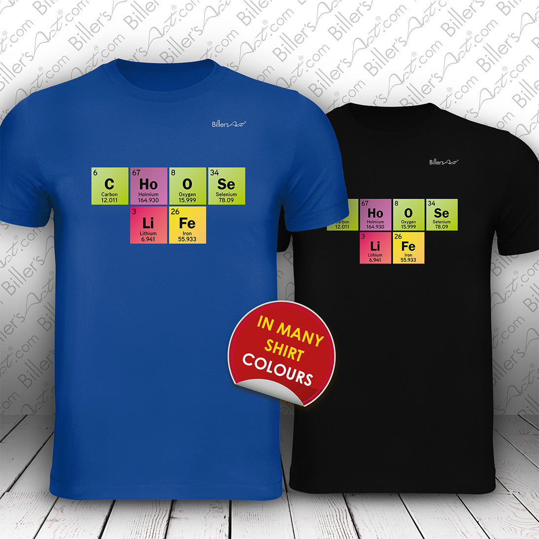 Choose Life Periodic Table T-Shirt