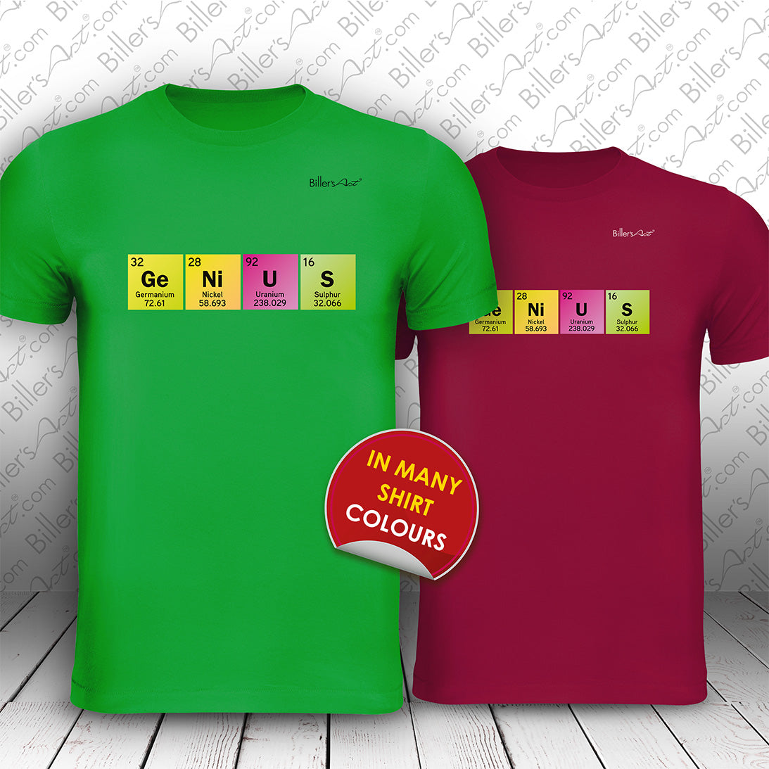 Genius Periodic Table T-Shirt