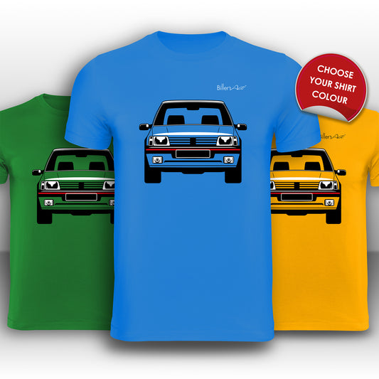 Peugeot 205 GTi Front View Super Cool T-Shirt