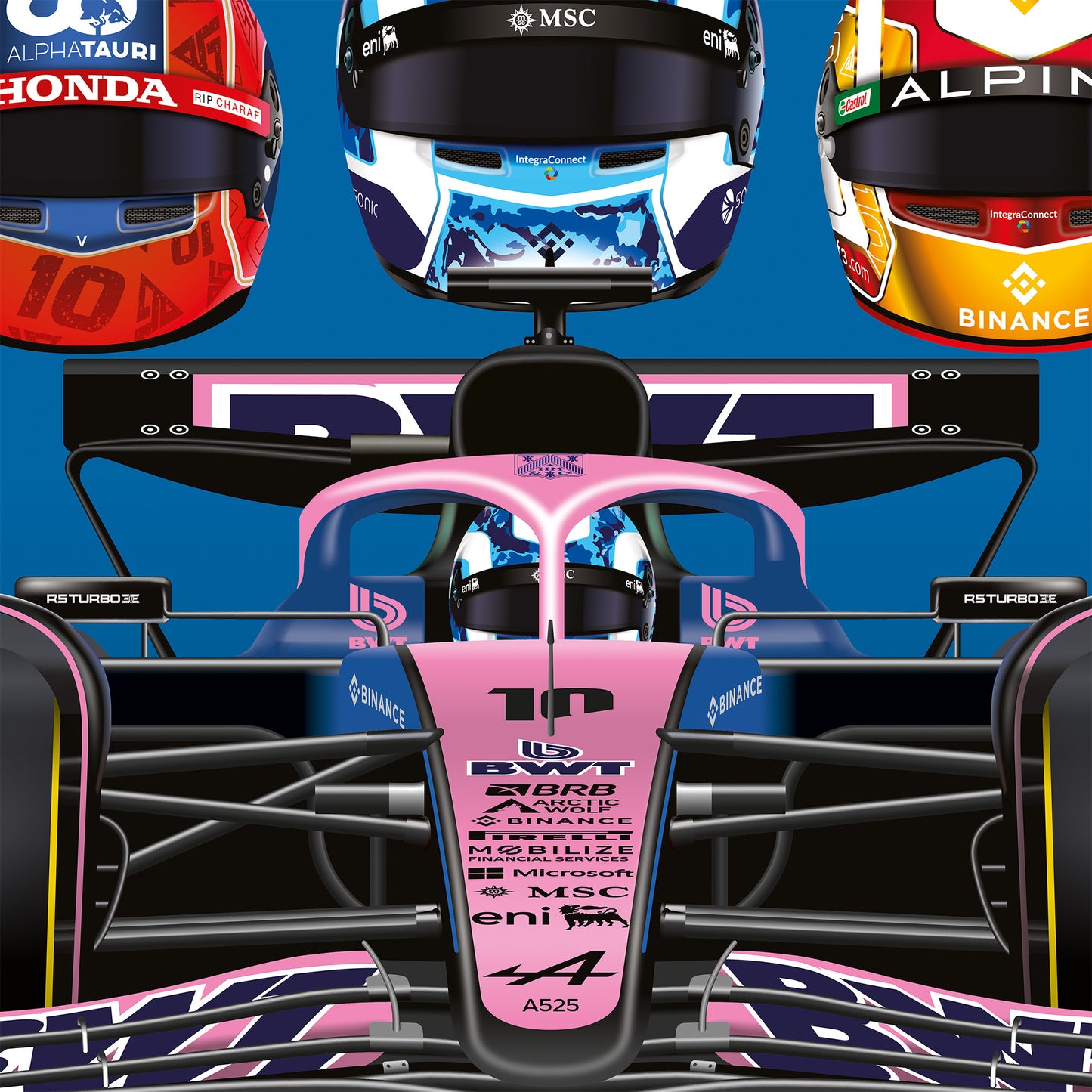 Pierre Gasly 2026 Formula 1 Celebration Print