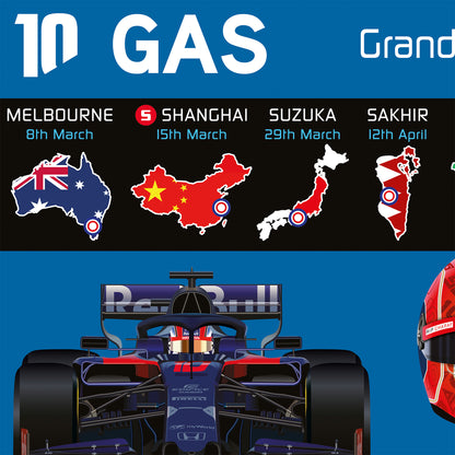 Pierre Gasly 2026 Formula 1 Celebration Print