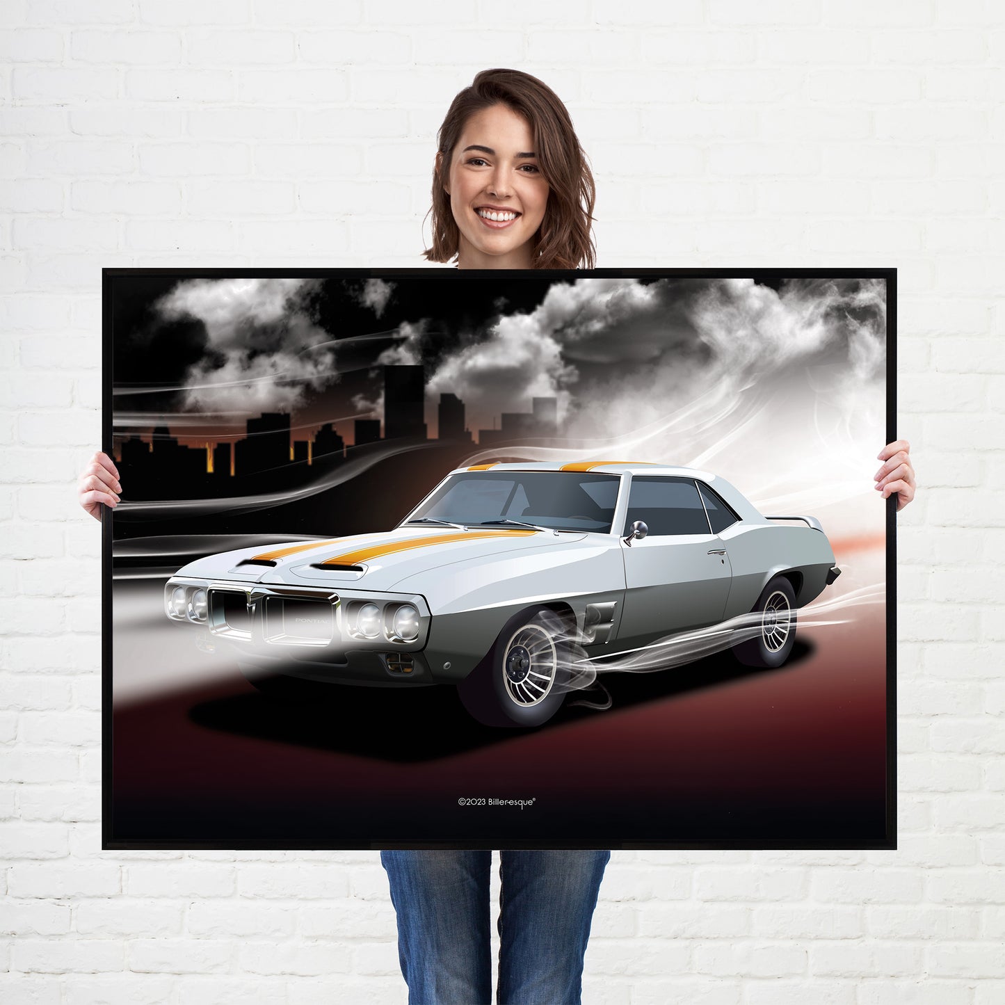 Pontiac Firebird American Muscle Car poster