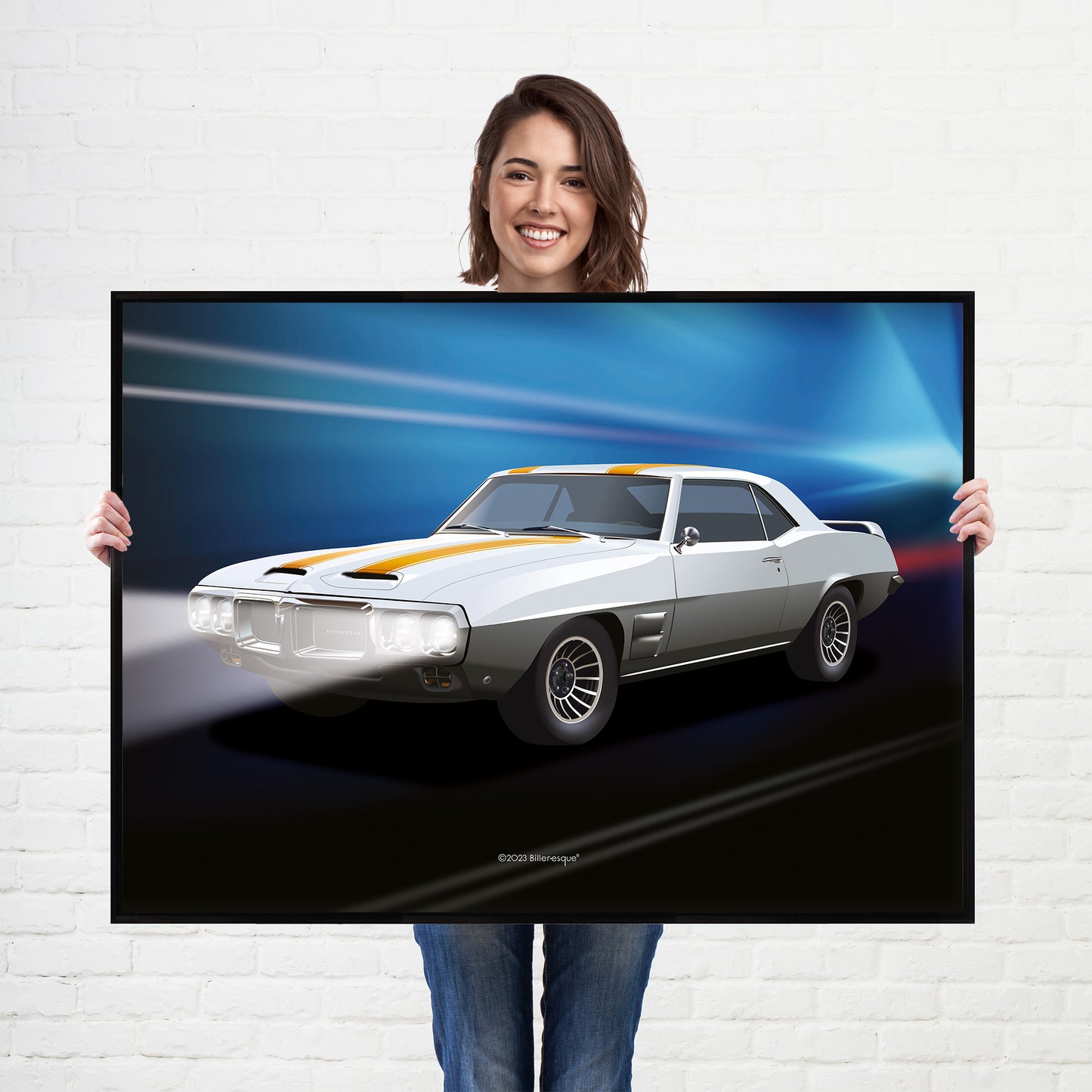 Pontiac Firebird American Muscle Car poster