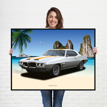 Pontiac Firebird American Muscle Car poster