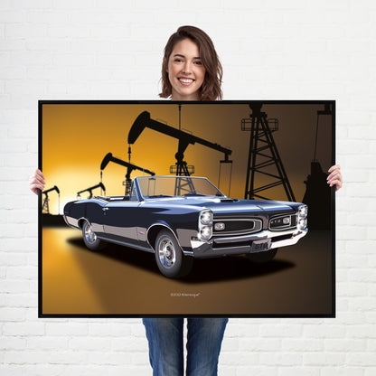 Pontiac GTO American Muscle Car poster