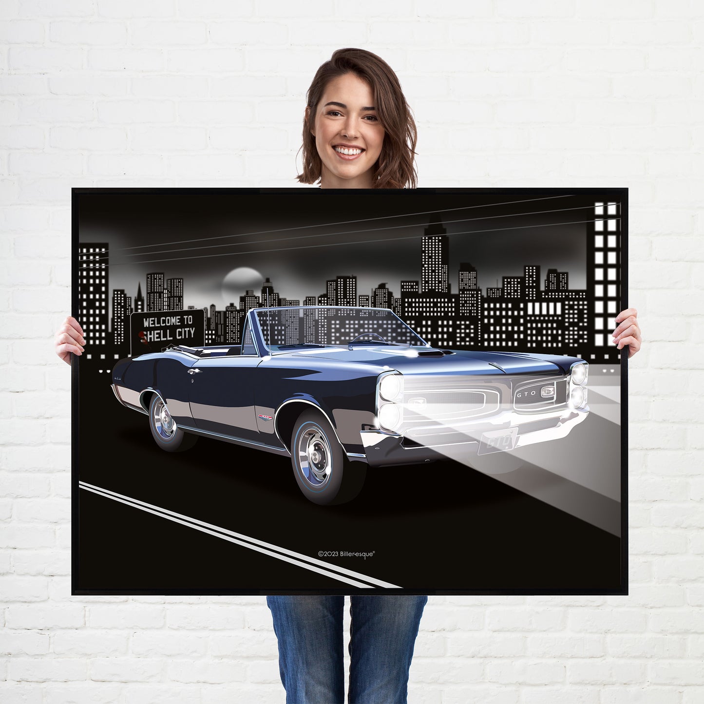 Pontiac GTO American Muscle Car poster