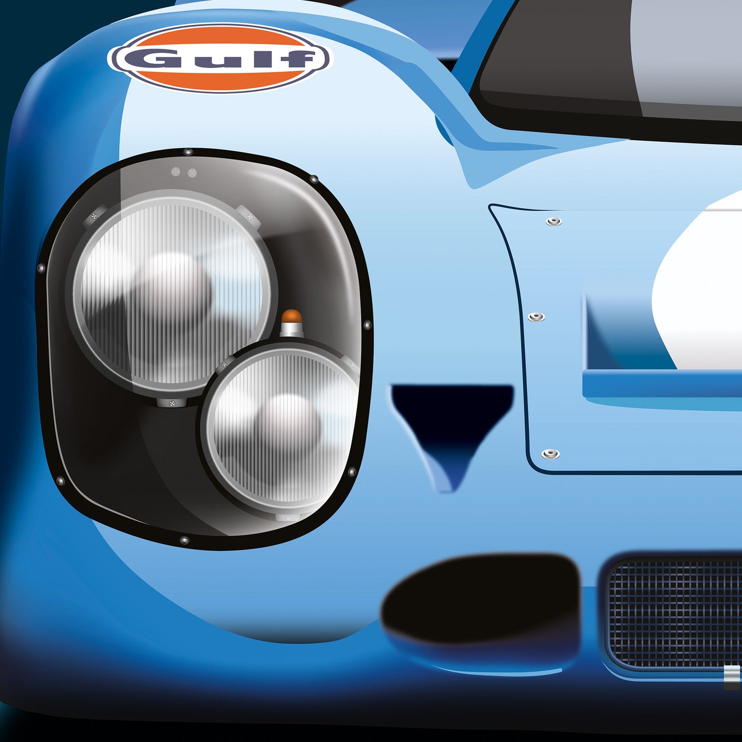 Porsche 917 Endurance Racing Car 3 View Poster