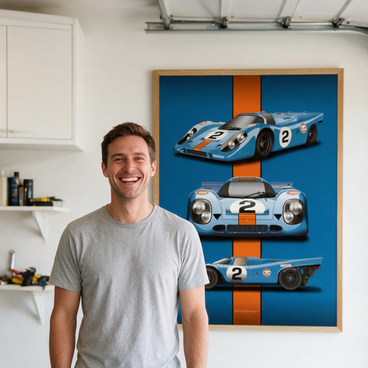 Porsche 917 Endurance Racing Car Print