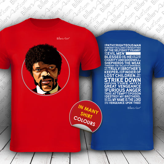 Pulp Fiction Movie T Shirt - Jules Winnfield Quote - T Shirt Film