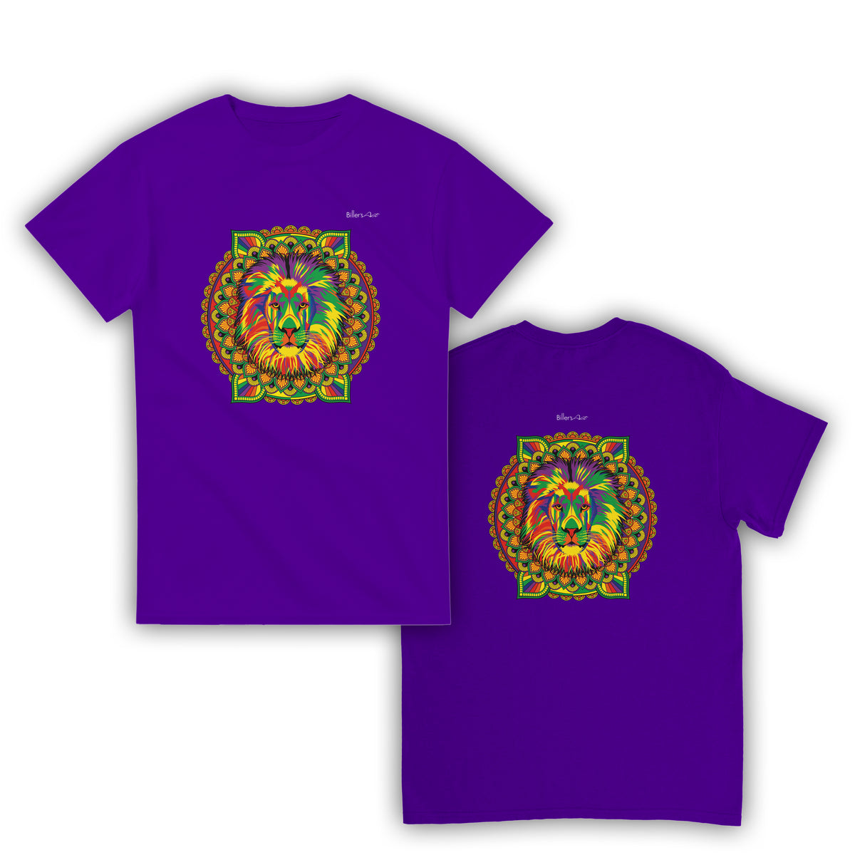 Spectrum Lion Mandala T-Shirt