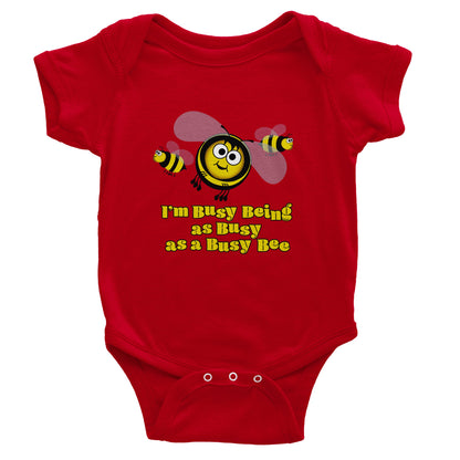 Babies I'm a Busy Bee Bodysuit from the Farm Yard Collection