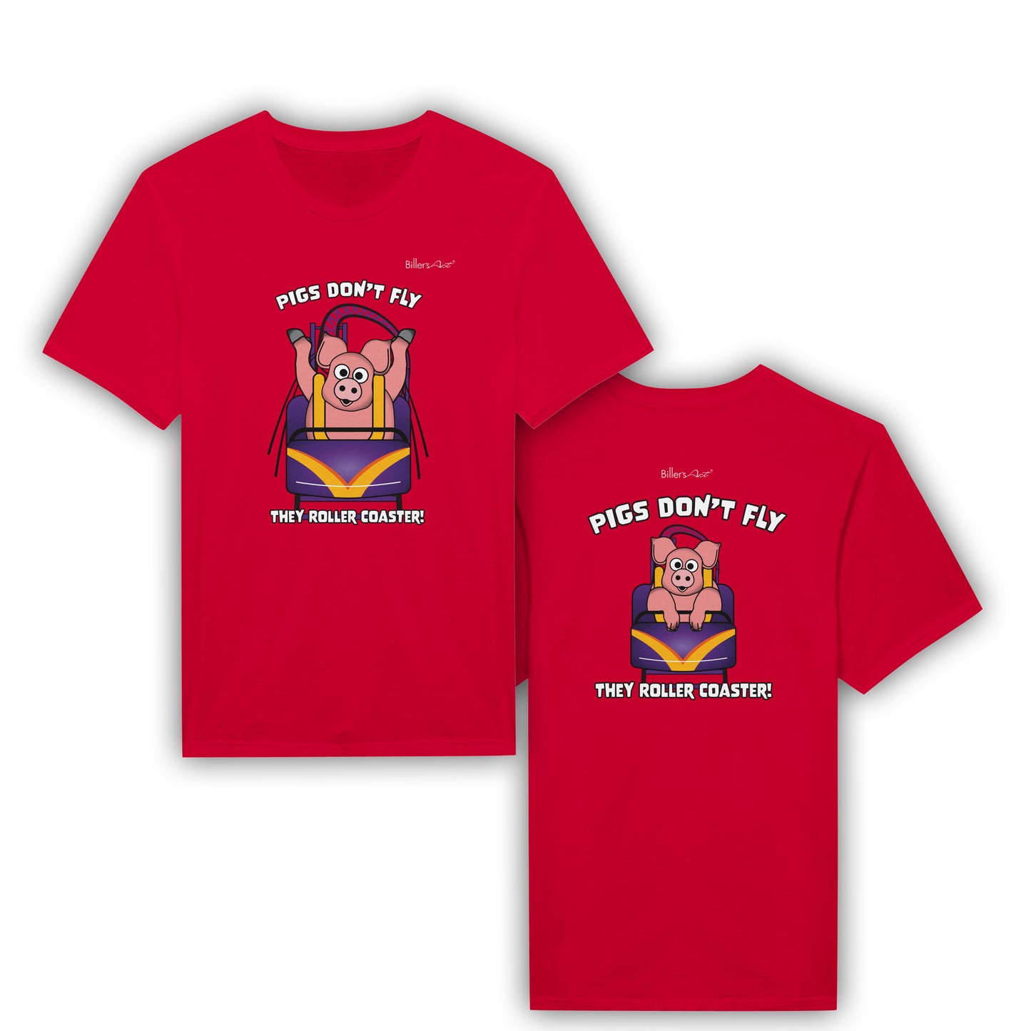 Pigs Don't Fly - Rollercoaster Womens' Slim Fit T-Shirt