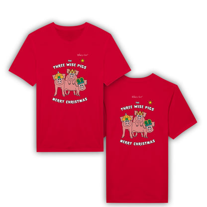 Pigs Don't Fly - 3 Wise Pigs Womens' Slim Fit T-Shirt