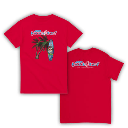 Day of the Dead Surf Board T-Shirt - BEACH & SURF Leisure Wear