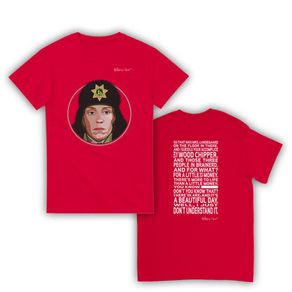Fargo Movie T Shirt - Marge Gunderson Quote - T Shirt Film