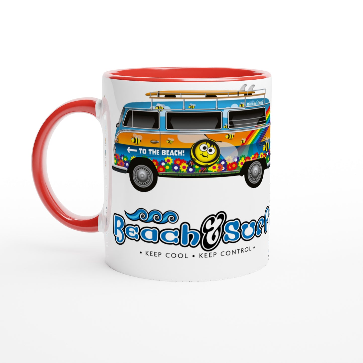 Camper Van Surfer Mugs - BEACH & SURF Leisure Gear