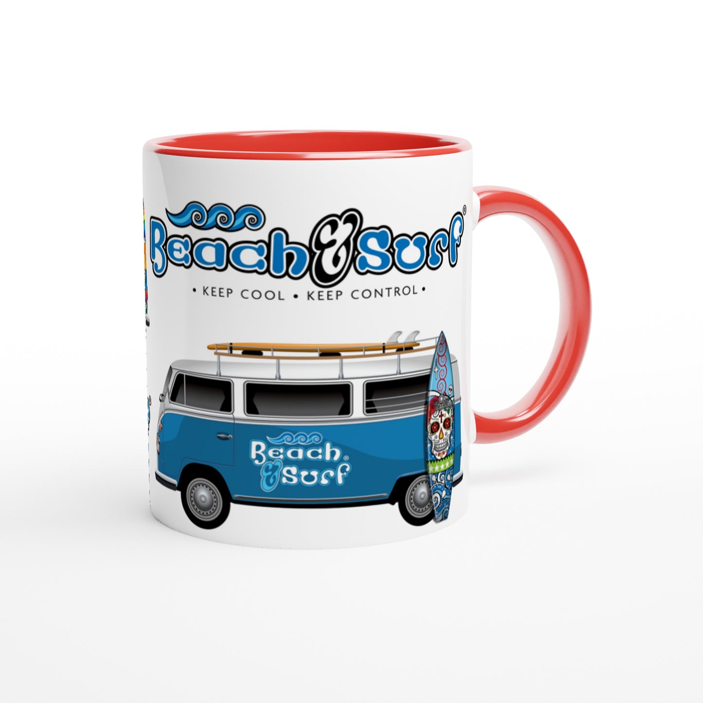 Camper Van Surfer Mugs - BEACH & SURF Leisure Gear