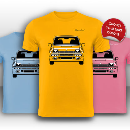 Renault 5 Turbo Front View High Quality T-Shirt