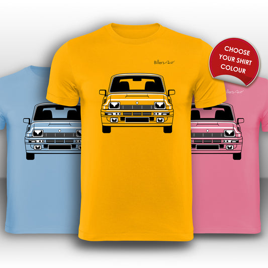 Renault 5 Turbo Front View High Quality T-Shirt