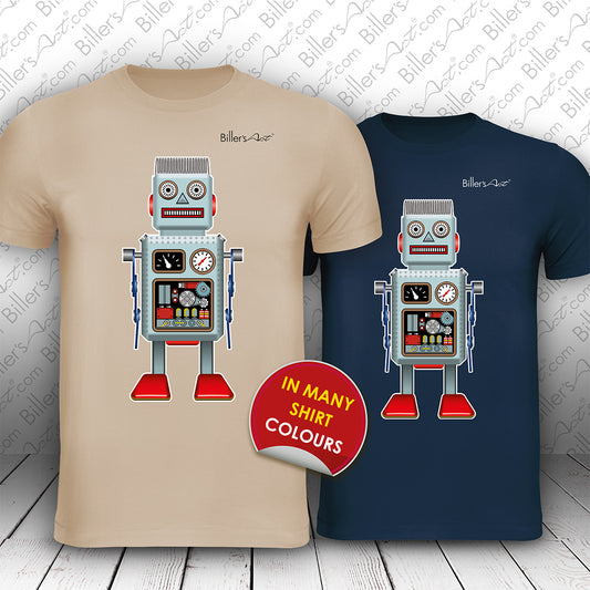 RetRobots Coil Head T-Shirt