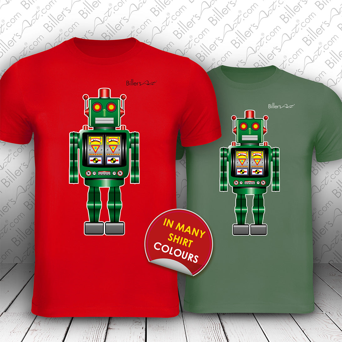 RetRobots Green Bandit T-Shirt