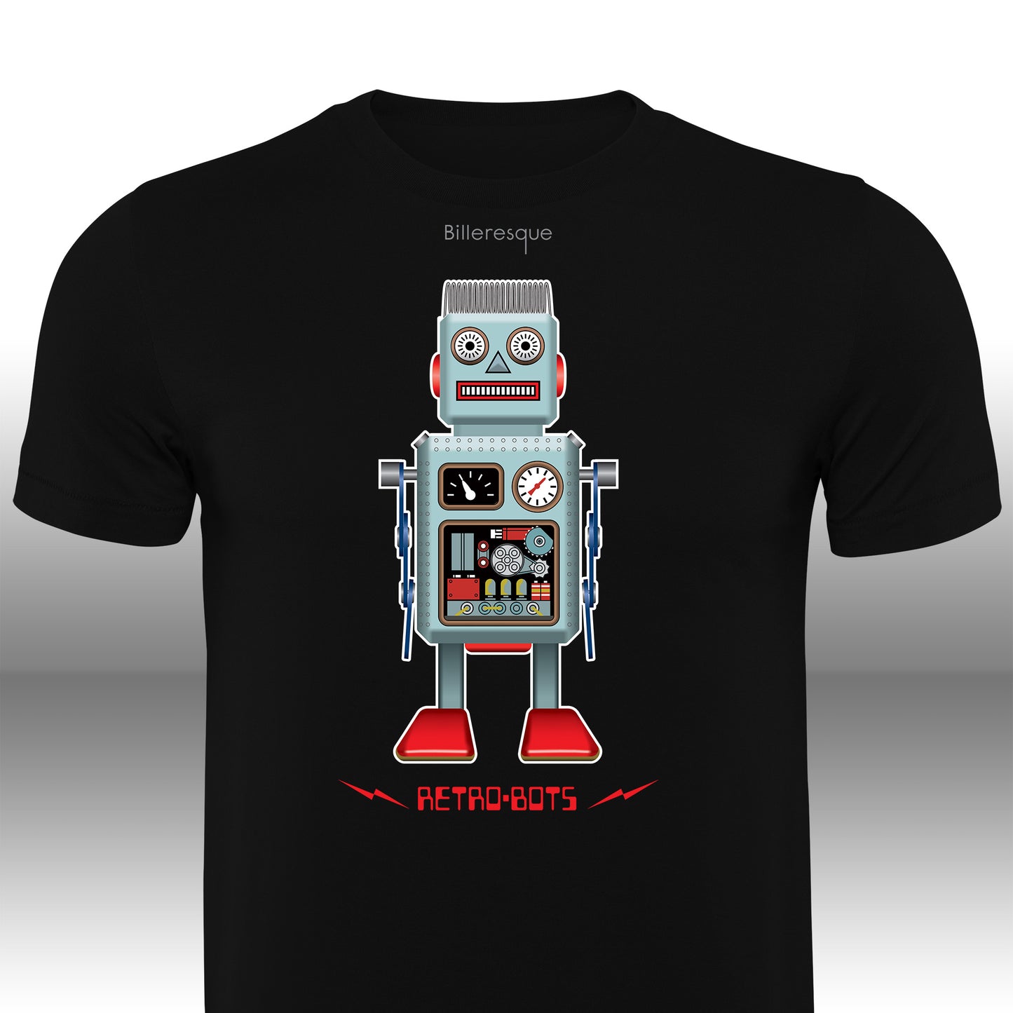 RetRobots Coil Head T-Shirt