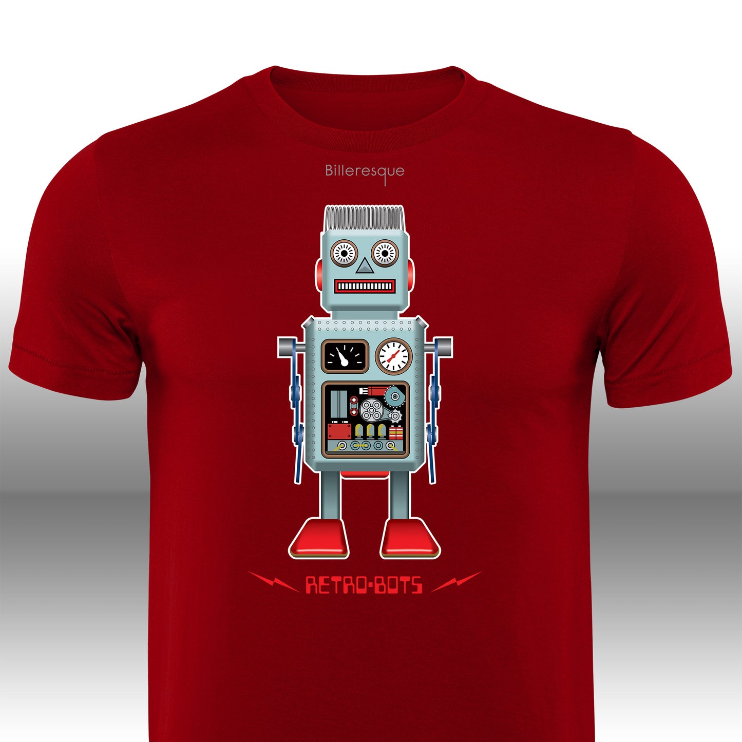 RetRobots Coil Head T-Shirt