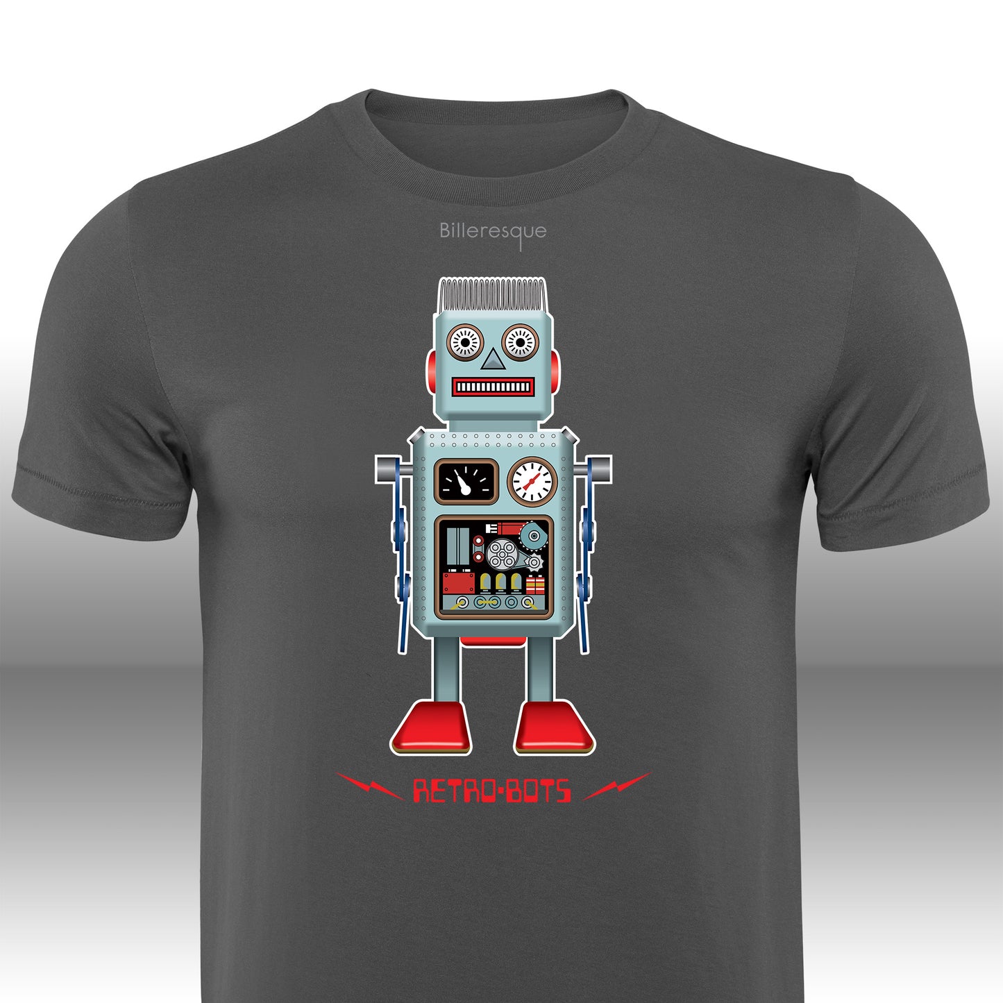 RetRobots Coil Head T-Shirt