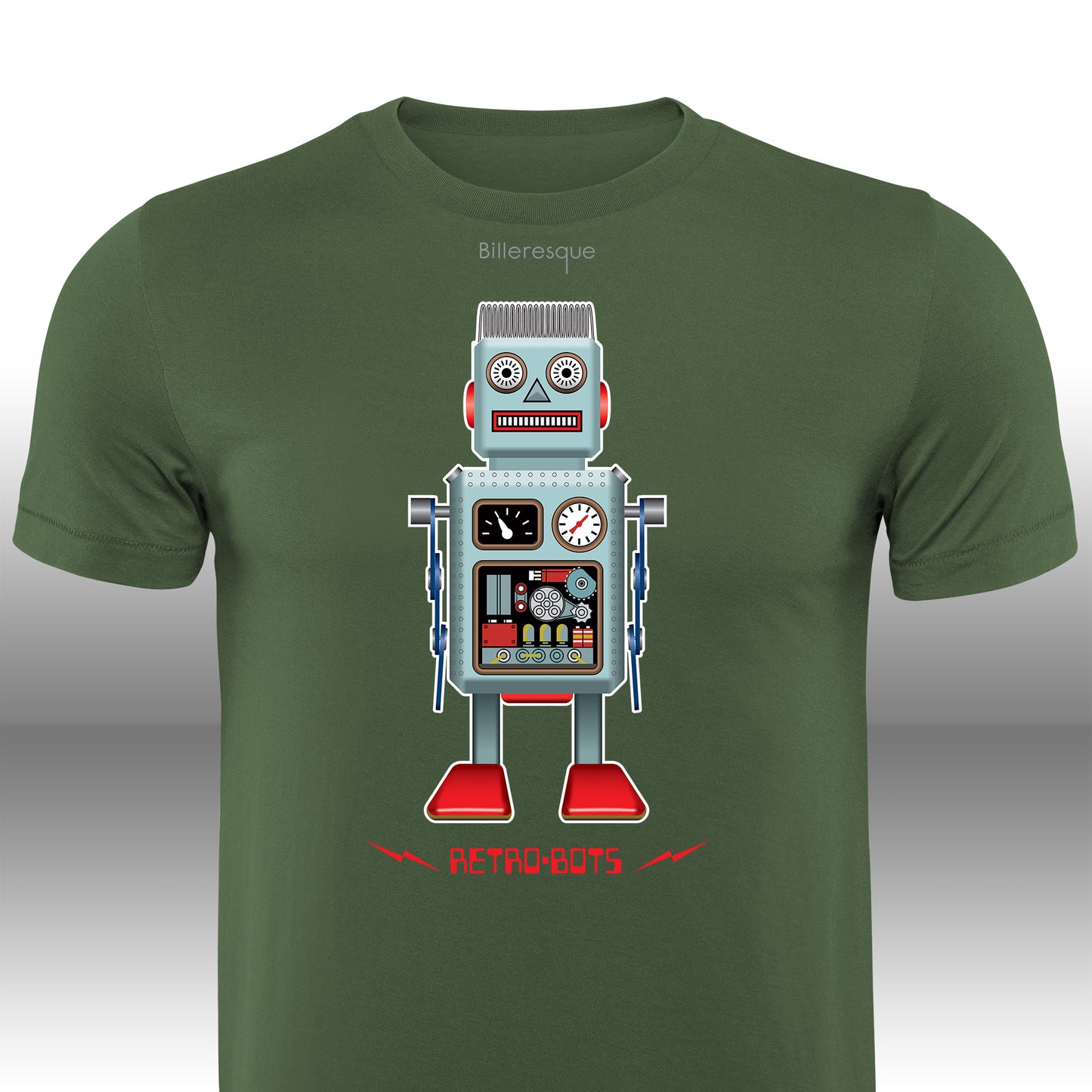 RetRobots Coil Head T-Shirt
