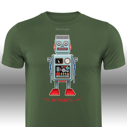 RetRobots Coil Head T-Shirt